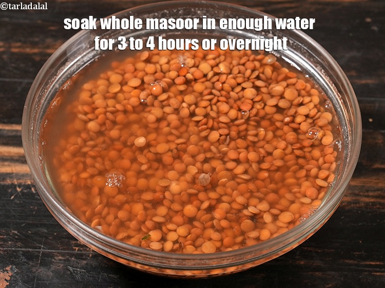 Step 3 – To make <strong>akkha masoor dal recipe | kolhapuri style akkha masoor | akkha masur sabzi …