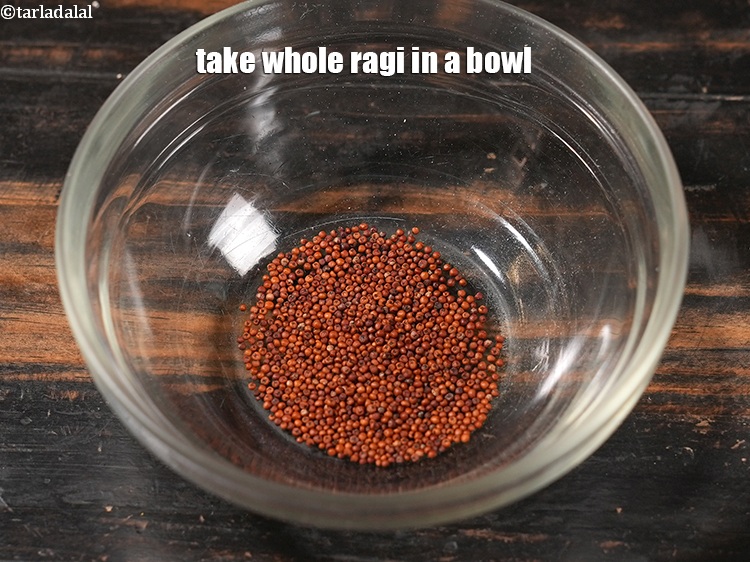 Step 2 – For the <strong>Indian</strong>&nbsp;<strong>multigrain bread</strong> take whole ragi in a bowl. To explore in detail see …