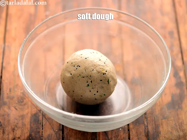 Step 25 – Knead into a soft dough. Keep aside.
