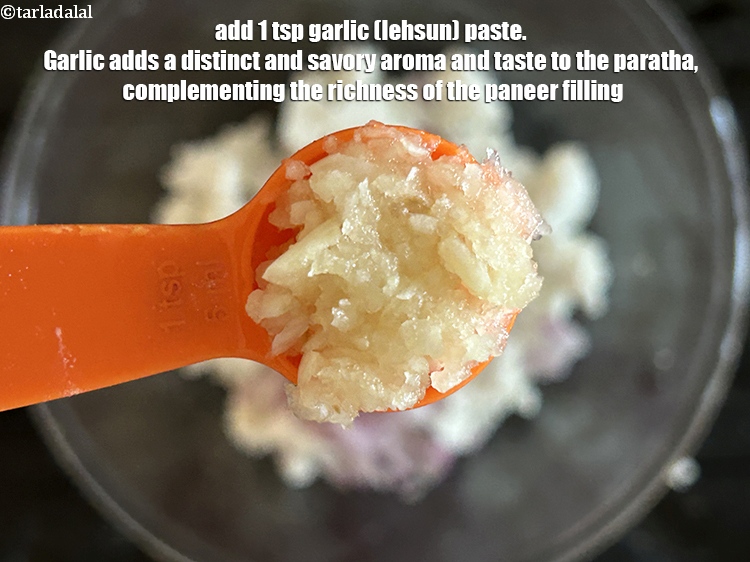 Step 12 – Add 1 tsp <a href="https://www.tarladalal.com/glossary-garlic-paste-lehsun-ki-paste-lahsun-ki-paste-350i">garlic (lehsun) paste</a>. Garlic adds a distinct and savory aroma and …