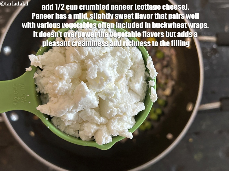 Step 44 – Add 1/2 cup&nbsp;<a href="https://www.tarladalal.com/glossary-crumbled-paneer-997i">crumbled paneer (cottage cheese)</a>.&nbsp;Paneer has a mild, slightly sweet flavor that pairs …