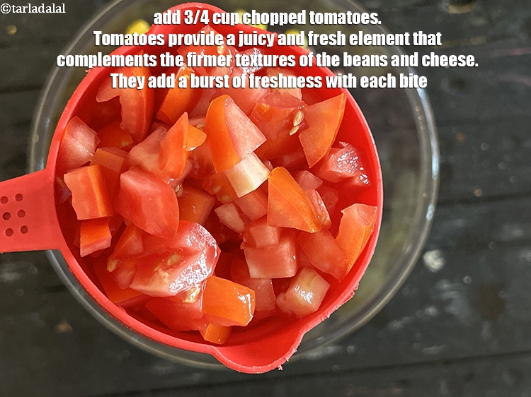 Step 12 – Add&nbsp;<meta charset="UTF-8" />3/4 cup&nbsp;<a href="glossary-chopped-tomatoes-779i">chopped tomatoes</a>.&nbsp;Tomatoes provide a juicy and fresh element that complements the …