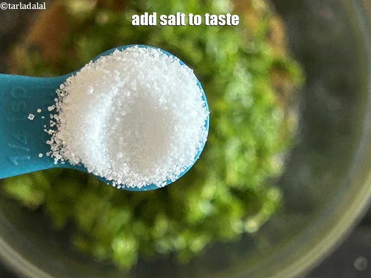 Step 12 – Add salt to taste.