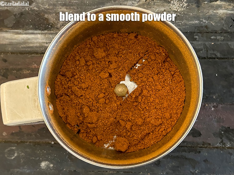 Step 13 – Blend in a mixer to a smooth powder.