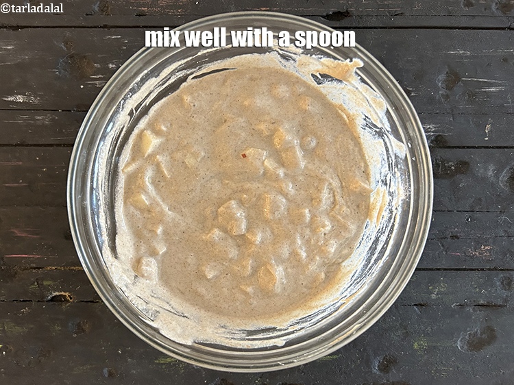 Step 12 – Mix well with a spoon.&nbsp;