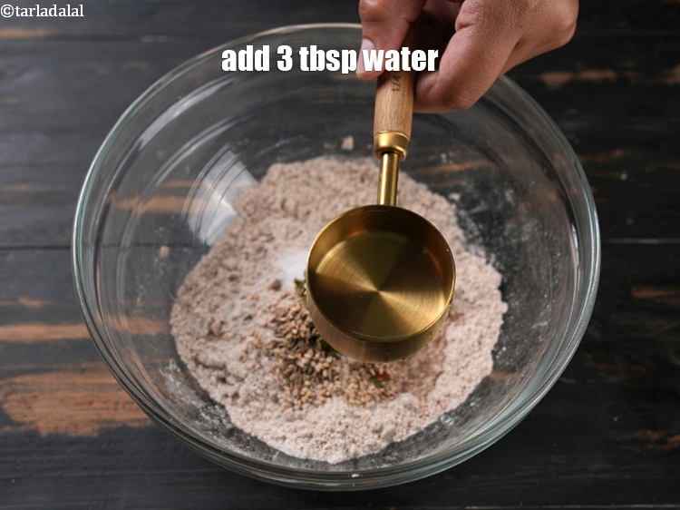 Step 12 – Add (approx. 3 tbsp water).