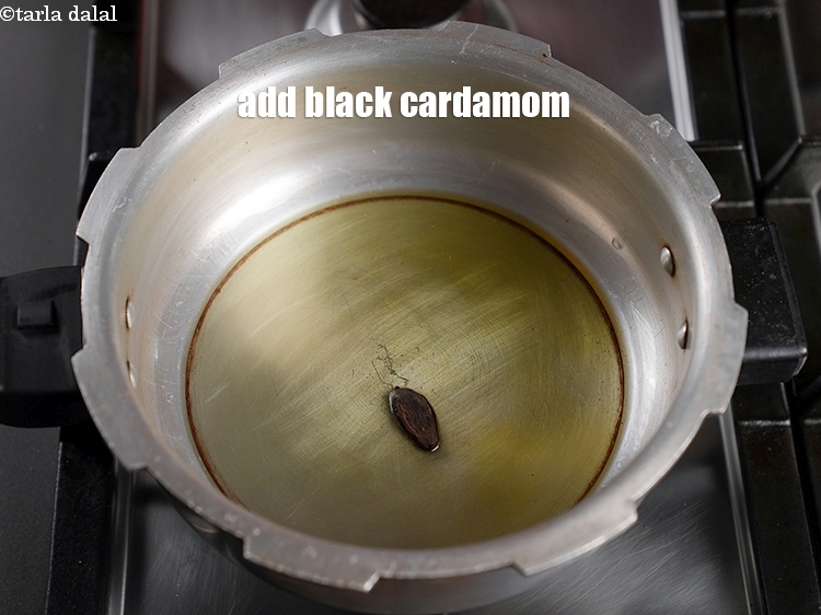 Step 12 – Add 1 black cardamom.