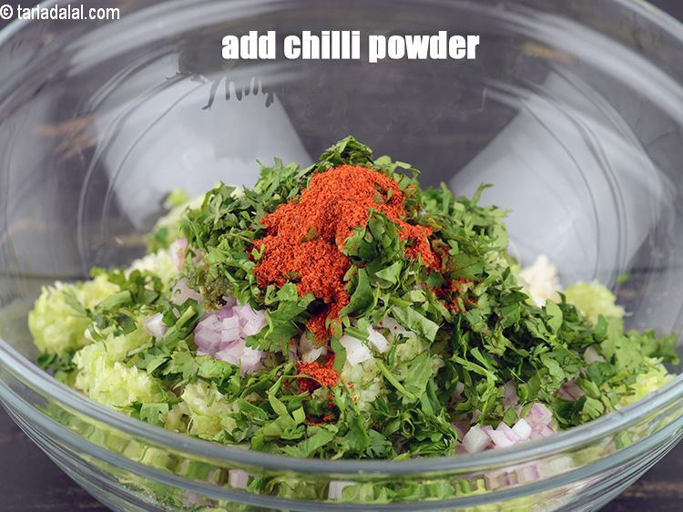 Step 12 – Add 1/2 tsp&nbsp;<a href="https://www.tarladalal.com/glossary-chilli-powder-red-chilli-powder-339i">chilli powder</a>.