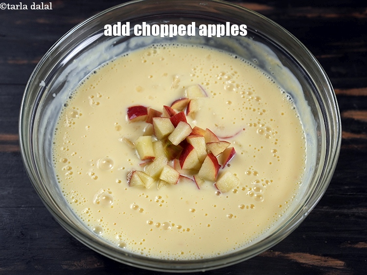 Step 12 – Add 1 cup chopped <a href="https://www.tarladalal.com/glossary-apple-seb-54i">apples</a>.
