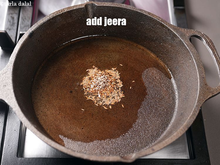 Step 19 – Add 1 tsp jeera.&nbsp;