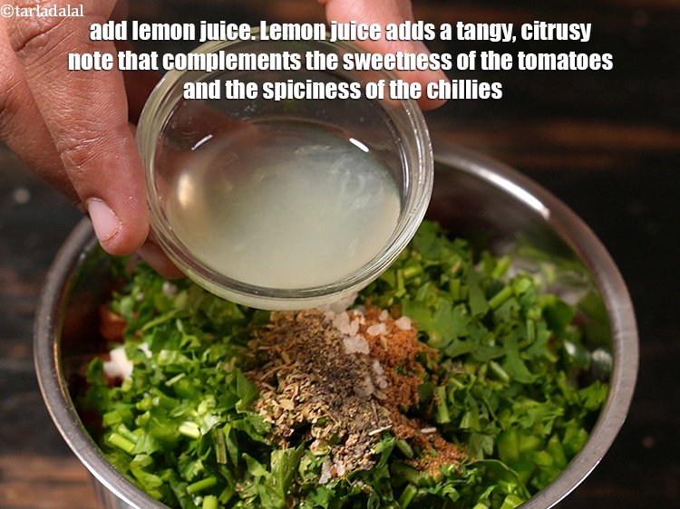Step 12 – Add 1 tbsp lemon juice. Lemon juice adds a tangy, citrusy note that complements the …