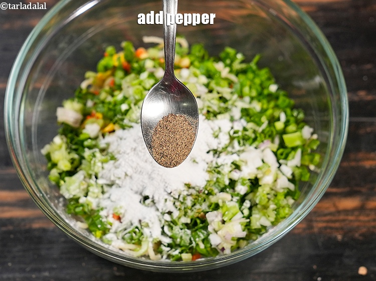 Step 12 – Add pepper to taste.