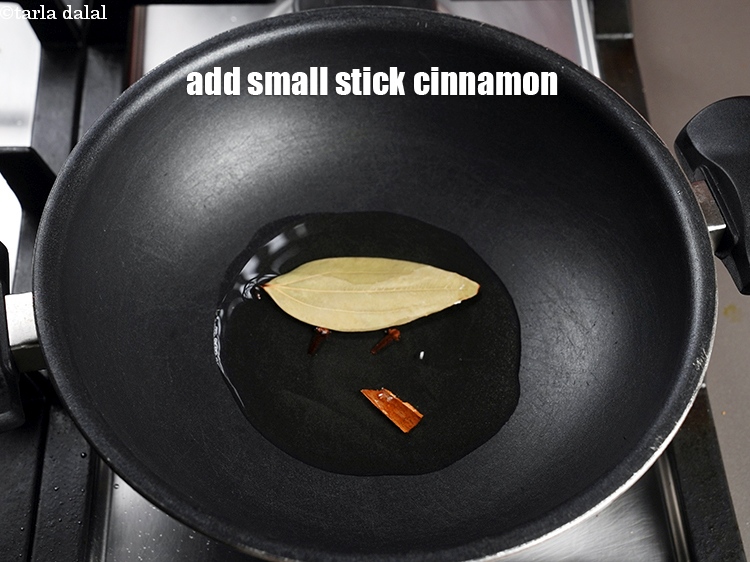 Step 17 – Add 1 small stick cinnamon.
