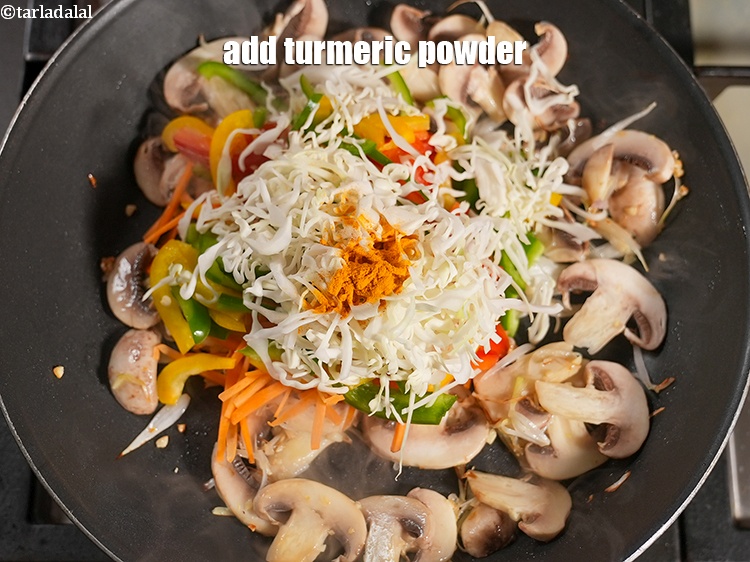 Step 12 – Add &frac14; tsp <a href="https://www.tarladalal.com/glossary-turmeric-powder-haldi-645i">turmeric powder (haldi)</a>.