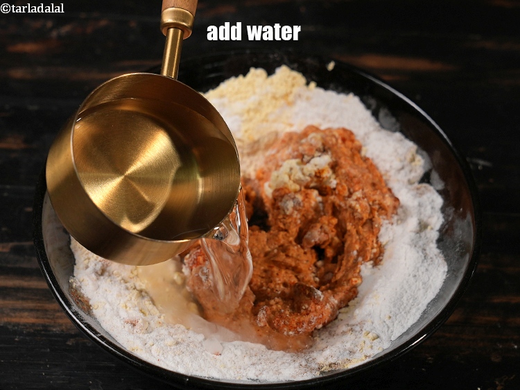 Step 12 – Add water.