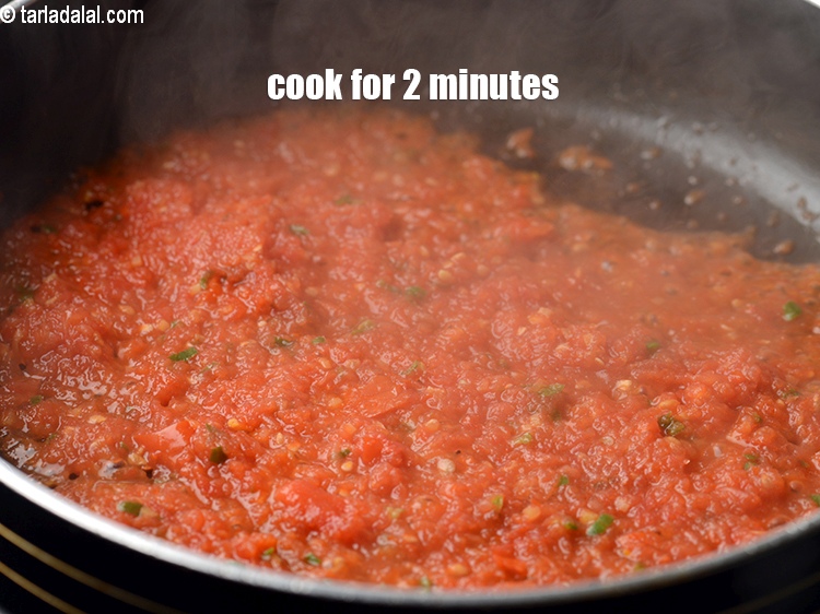 Step 12 – Cook on medium flame for 2 minutes, while stirring occasionally.