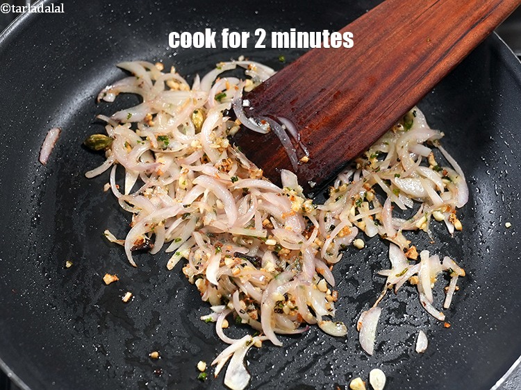 Step 16 – Cook on medium flame for 2 minutes.
