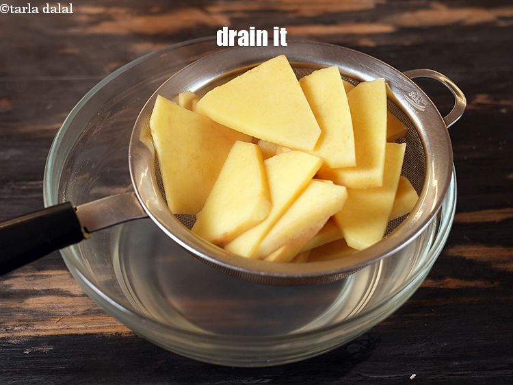 Step 12 – Drain. Keep aside.