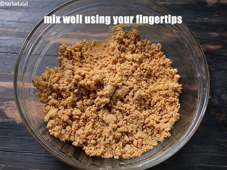 Step 12 – Mix well using your fingertips till the mixture resembles bread crumbs.
