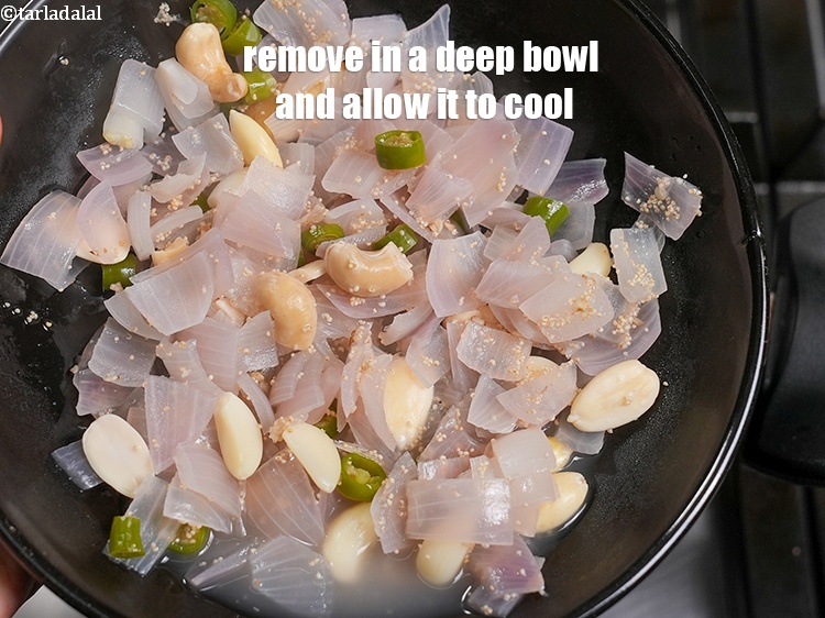 Step 12 – Remove in a deep bowl and allow it to cool.