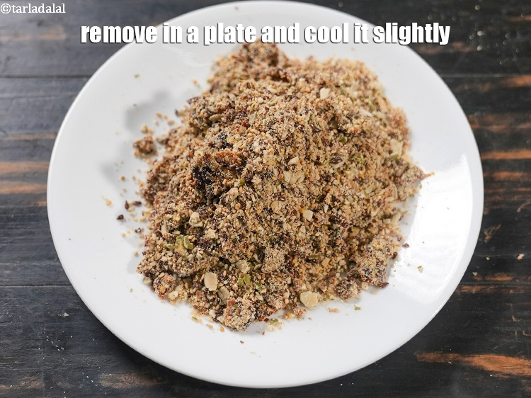 Step 12 – Remove in a plate and cool it slightly.