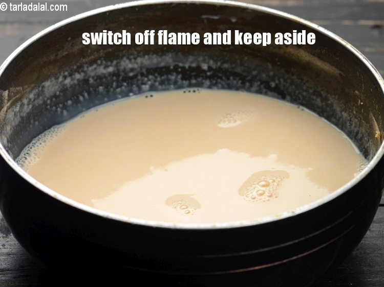 Step 12 – Switch off the flame and keep aside to cool slightly.&nbsp;