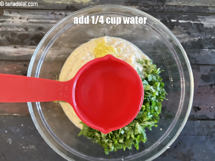Step 18 – Add&nbsp;<meta charset="UTF-8" />&frac14; cup of water.