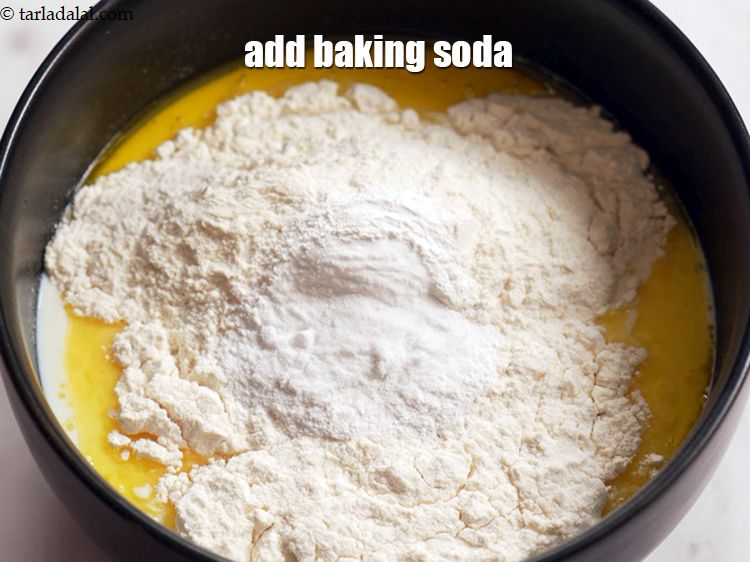 Step 12 – Add &frac12; tsp baking soda.