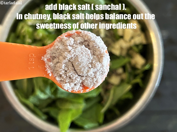 Step 32 – In chutney, black salt adds a unique and complex flavor that helps to balance out …