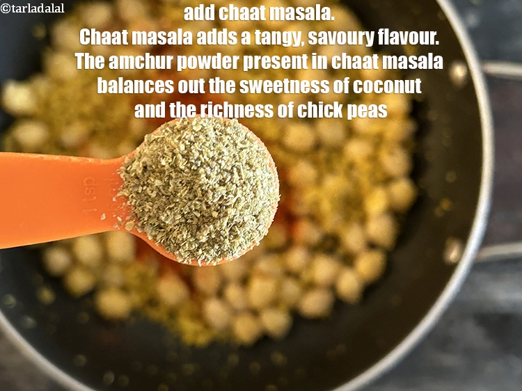 Step 54 – Add&nbsp;2 tsp&nbsp;<a href="chaat-masala-164r">chaat masala</a>.&nbsp;Chaat masala adds a tangy, savory flavor to the paratha. The amchur …