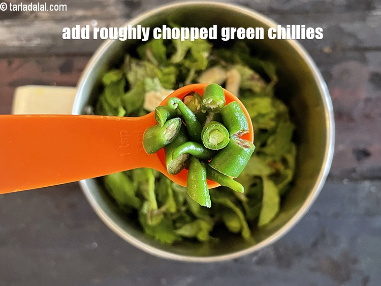 Step 19 – Add&nbsp;<meta charset="UTF-8" />2 tsp&nbsp;roughly&nbsp;<a href="glossary-chopped-green-chilli-820i">chopped green chillies</a>. If you want to increase the spice content, …