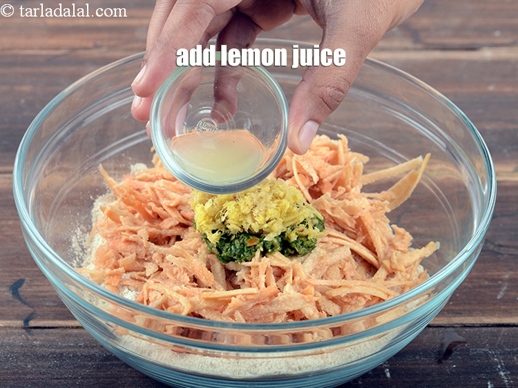 Step 12 – Add 1 tsp <a href="https://www.tarladalal.com/glossary-lemon-juice-numbi-ka-ras-nimbu-ka-juice-471i">lemon juice</a>.
