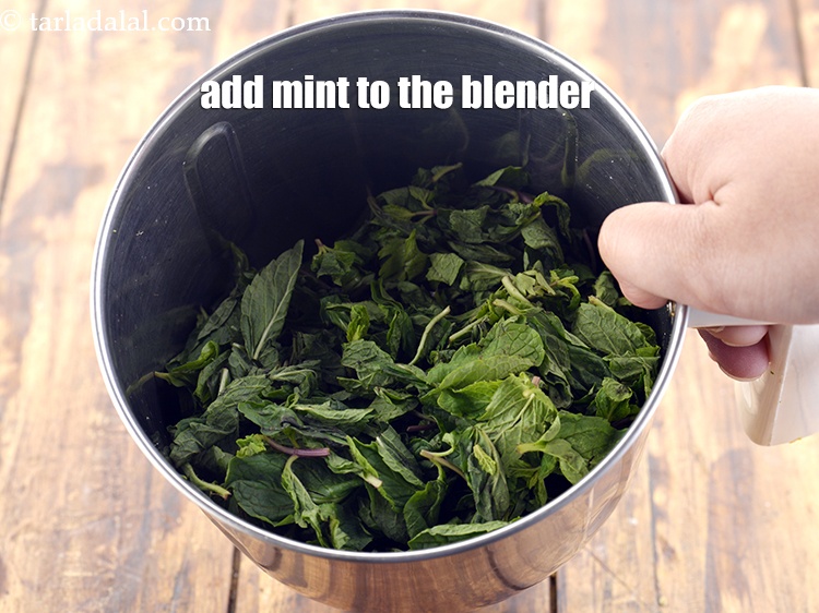 Step 12 – Then add the mint to the blender as well. Both mint and coriander have many …