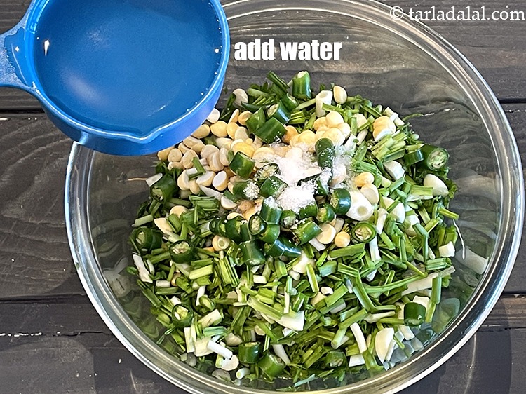 Step 17 – Add water. We added&nbsp;1/3rd&nbsp;&nbsp;cup of water.