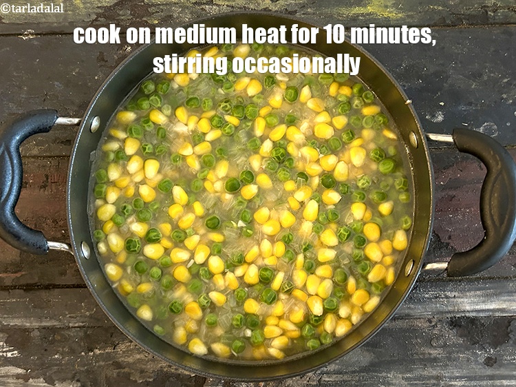 Step 12 – <meta charset="UTF-8" />&nbsp;Cook on a medium flame for 10 minutes ,while stirring occasionally.