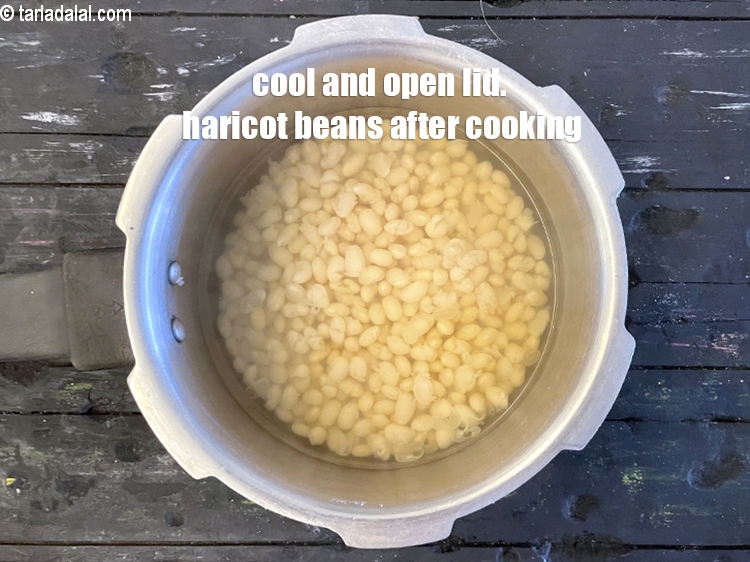 Step 12 – Cool and open lid. This is what the beans look like after cooking.