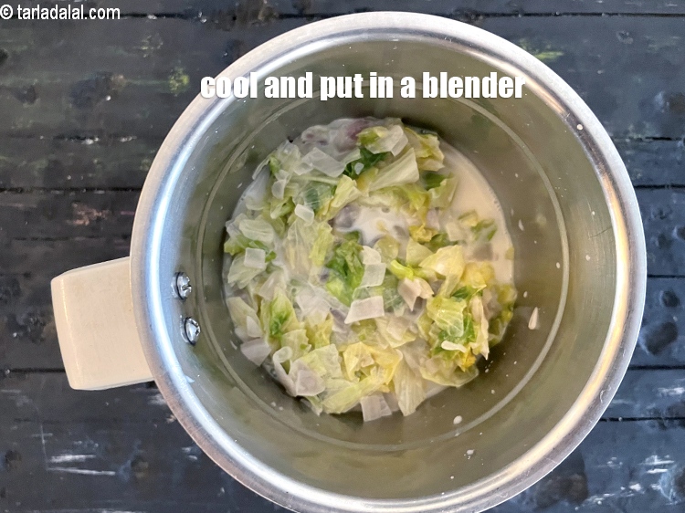 Step 12 – <meta charset="UTF-8" />Cool slightly and put in a blender.