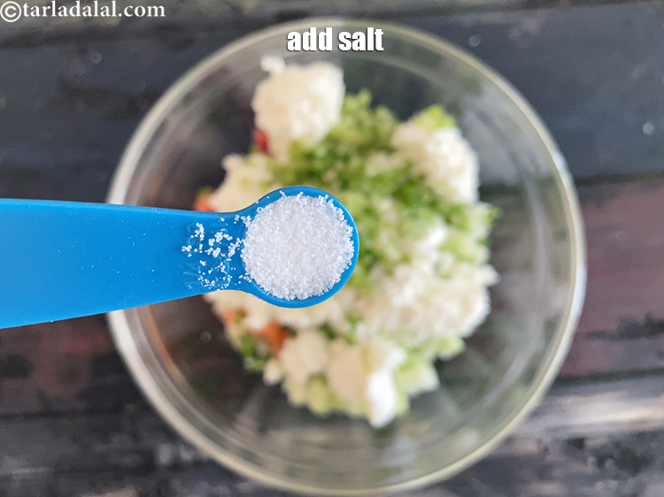 Step 13 – Add salt to taste.