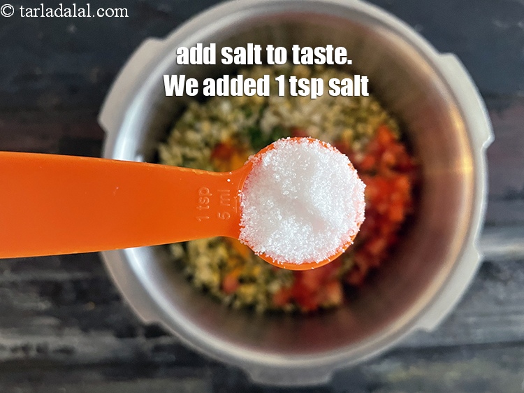 Step 12 – Add salt to taste. We added 1&nbsp;tsp salt.