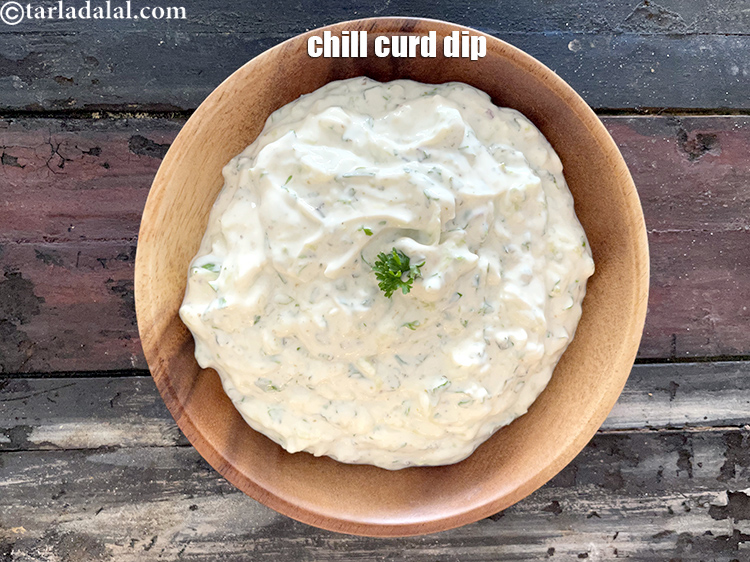 Step 16 – Chill <strong>cucumber dip &nbsp;| cucumber curd dip | Indian healthy kakadi dip |&nbsp;</strong>and put in …