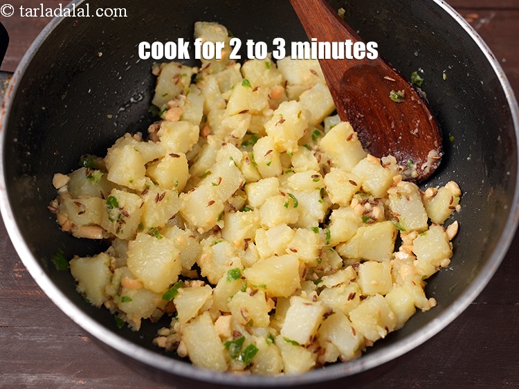Step 13 – Cook on a medium lame for 2 to 3 minutes.