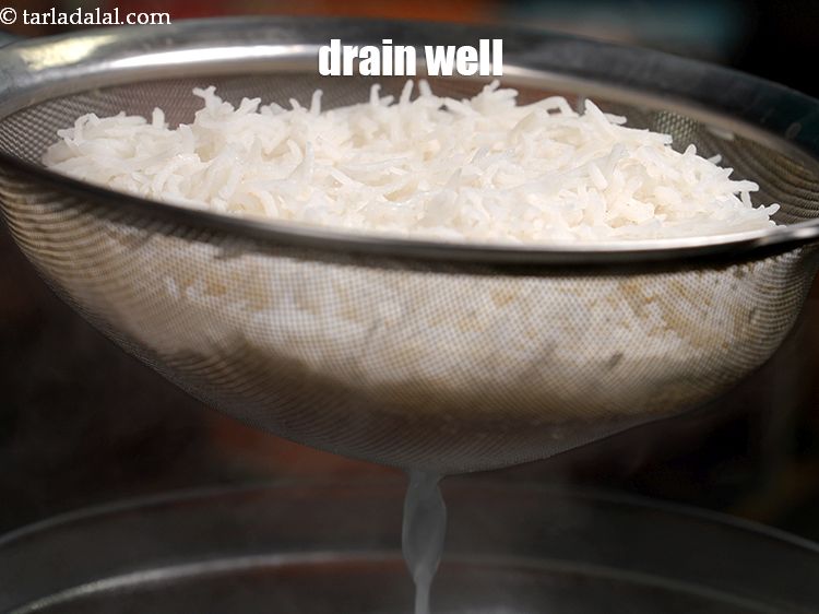 Step 13 – Drain using a strainer.&nbsp;