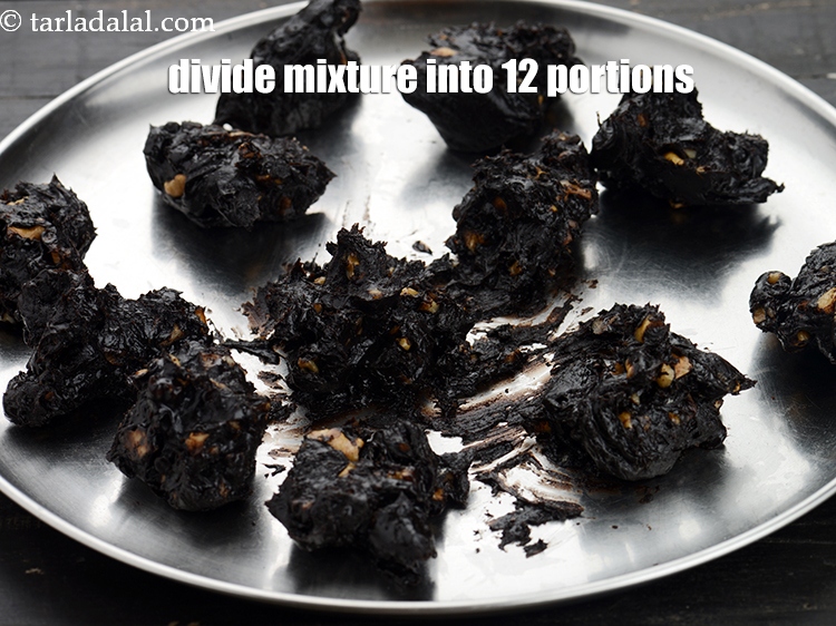 Step 12 – Divide the mixture into 12 equal portions.