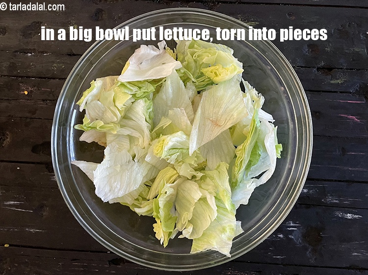 Step 12 – To make <strong>paneer tomato lettuce salad recipe | paneer salad for weight loss | green …