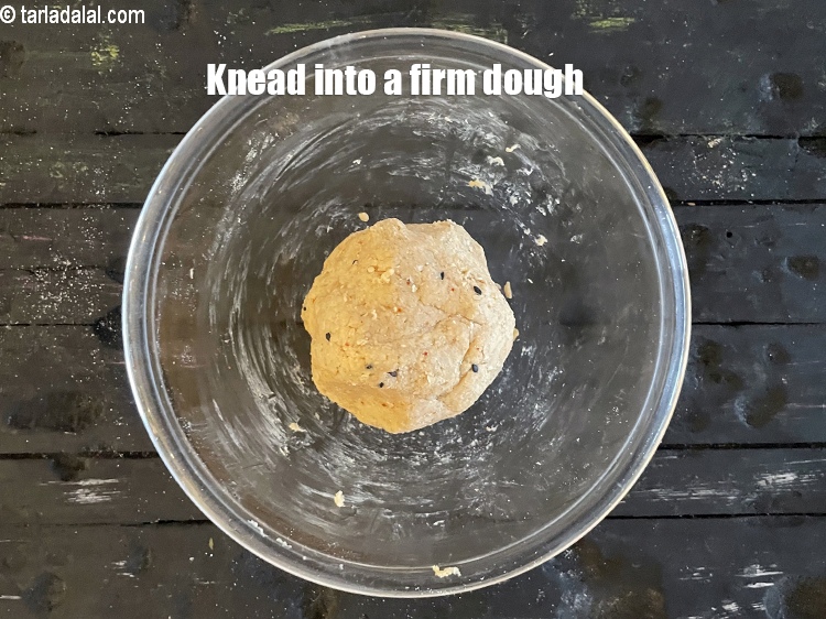 Step 12 – Knead into a firm dough.