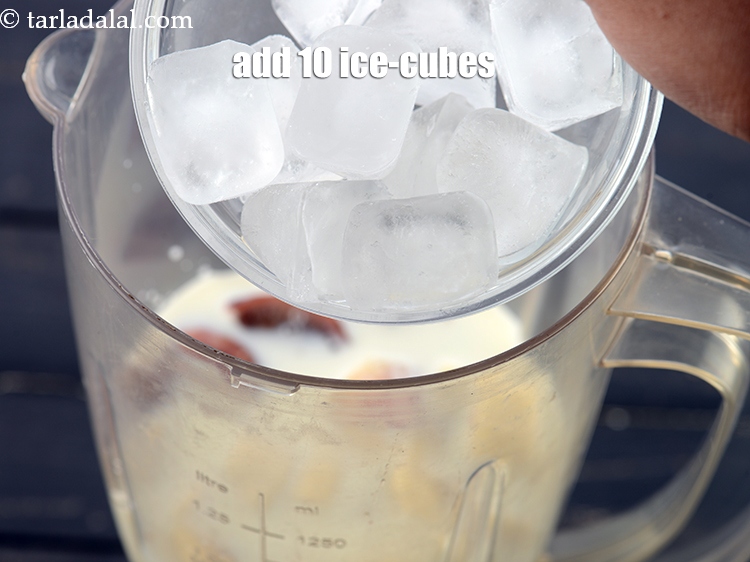 Step 12 – Add 10 ice-cubes.