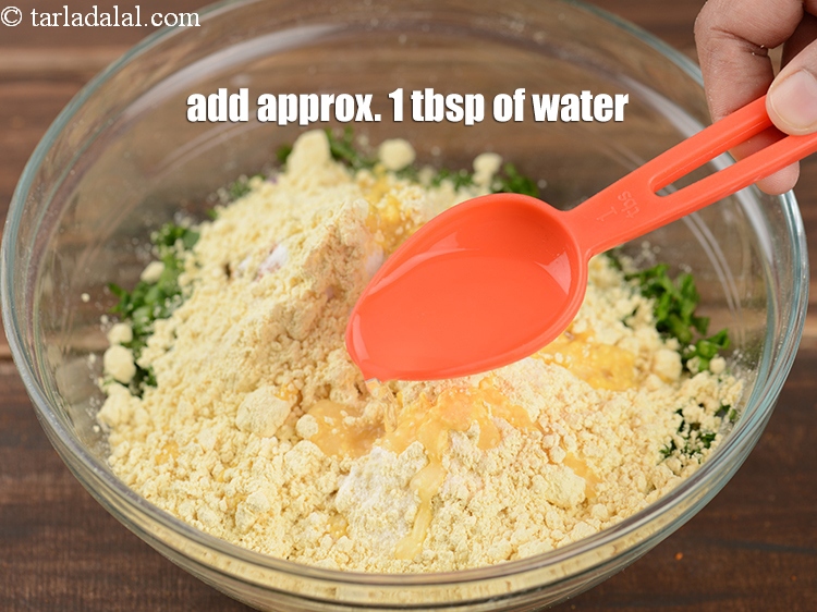 Step 12 – Add approx. 1 tbsp of water.