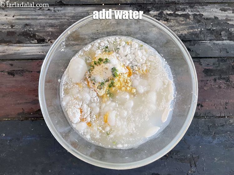 Step 12 – Add 1&nbsp;cup water. If you feel the batter is thick add more water to make …