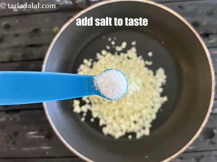 Step 13 – Add salt to taste. We added 1/2&nbsp;tsp salt.