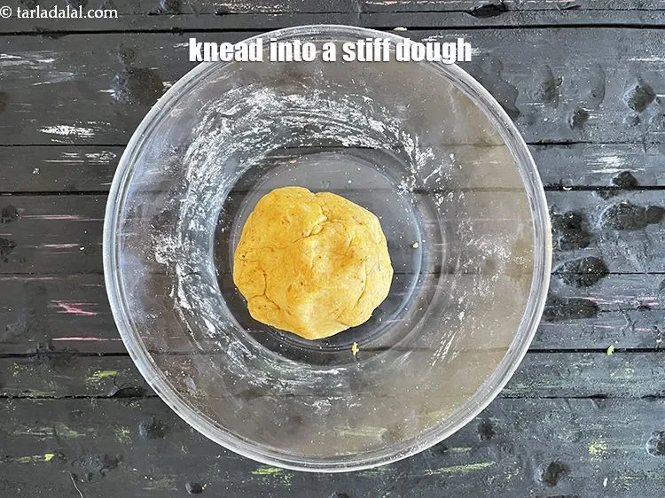 Step 13 – <meta charset="UTF-8" />&nbsp;Knead into a stiff dough.